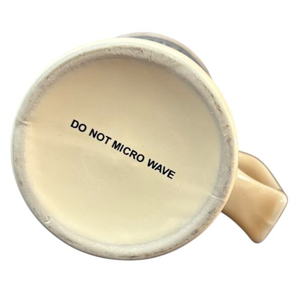 Vintage Arizona Iced Tea Creme Gold Coffee Mug Ceramic Kitchen Advertisement 90s - Picture 7 of 12